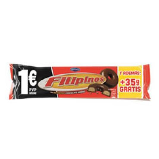 FILIPINOS CHOCOLATE NEGRO 93+35GR