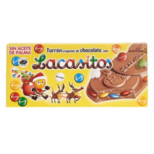 TURRON CHOC/C/LACASITOS 200GR