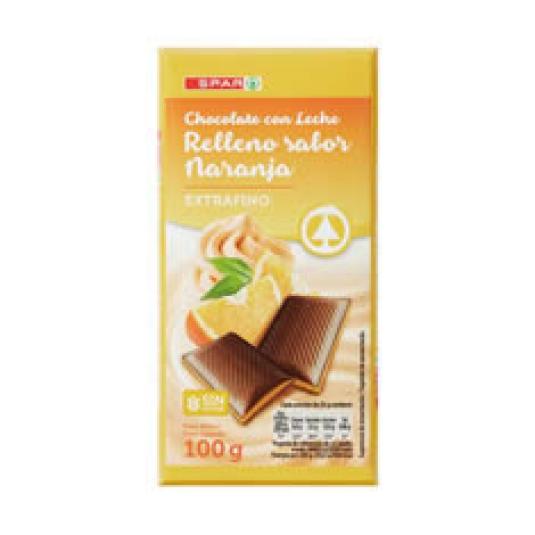 CHOCOLATE RELLENO NARANJA 100 GR