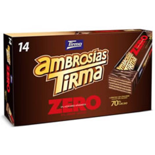 AMBROSIAS ZERO 70% CACAO 14X21,5 GR