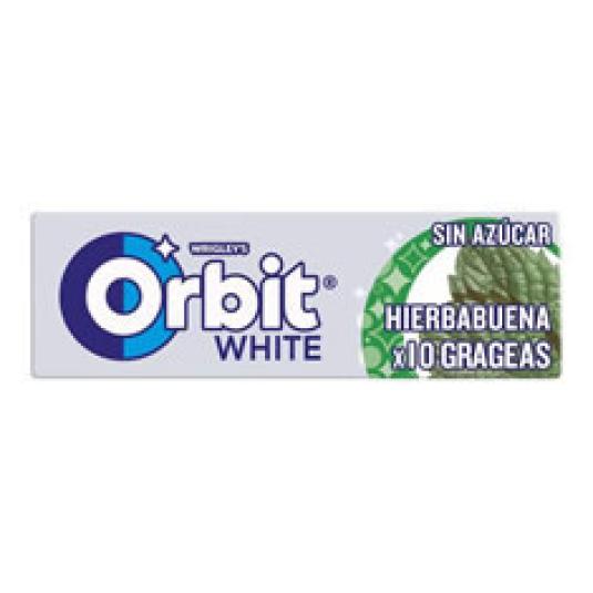 CHICLES DE HIERBABUENA WHITE 10 GRAGEAS