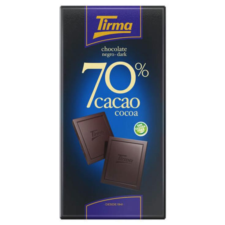 CHOCOLATE 70% CACO 125 GR