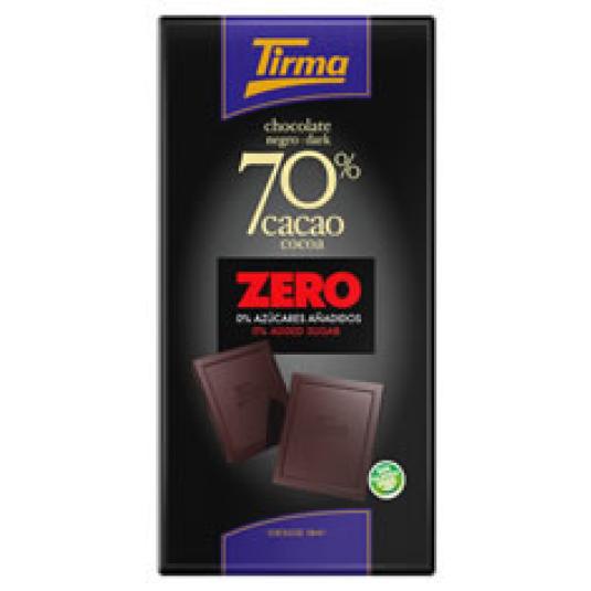 CHOCOLATE ZERO 70% CACAO 125 GR