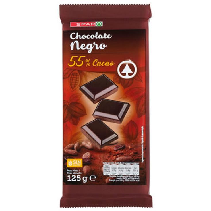 CHOCOLATE NEGRO 55% 125 GR