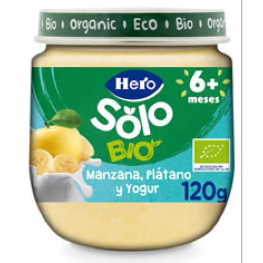 POSTRE MANZANA PLATANO Y YOGUR ECO 120GR