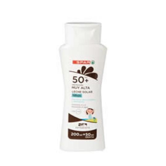 LECHE SOLAR NIÑOS ALOE/MAN F50 250ML