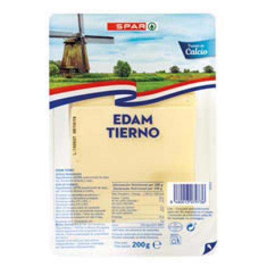 QUESO EDAM TIERNO LONCHAS 200 GR