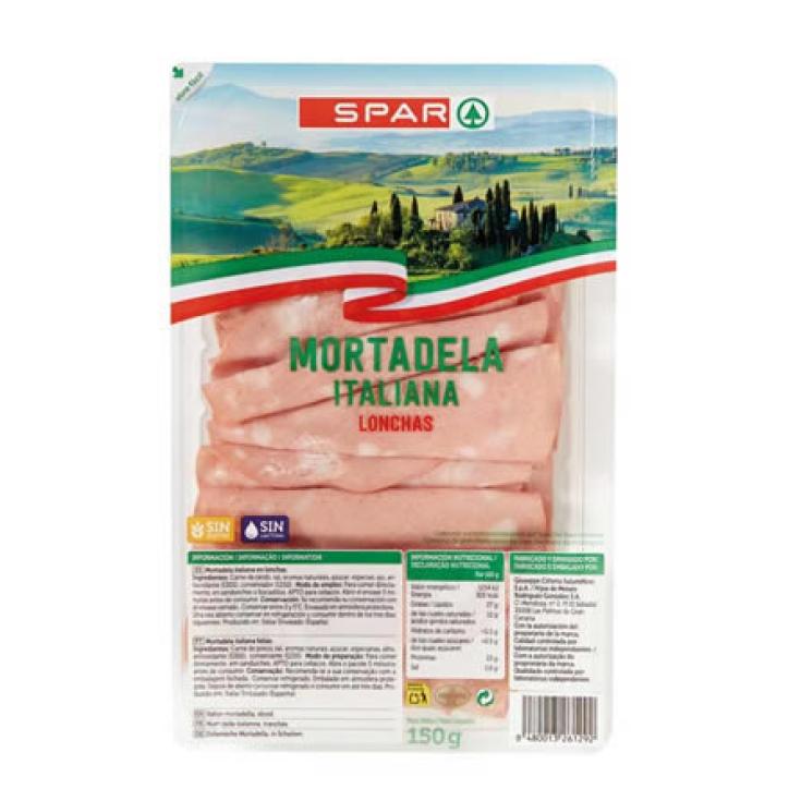MORTADELA ITALIANA LONCHAS FINAS 150GR