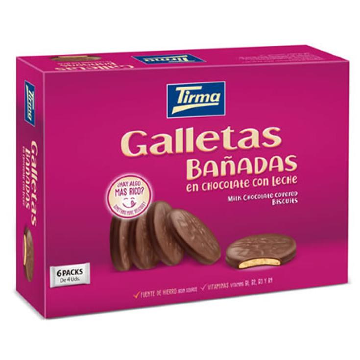 GALLETAS DE CHOCOLATE CON LECHE 6X33 GR