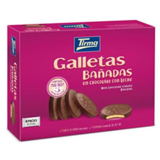 GALLETAS BAÑADAS CHOCOLATE/LECHE 200GR
