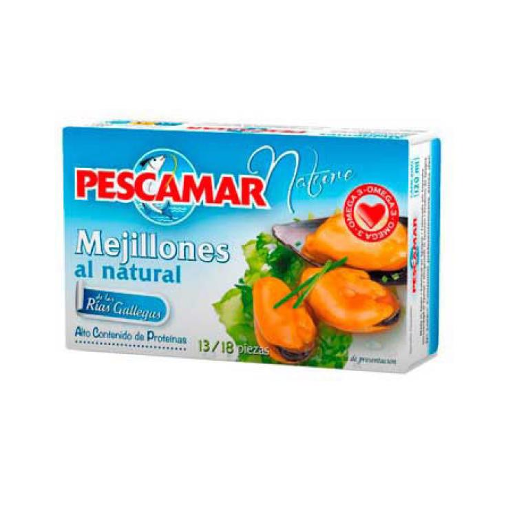 MEJILLLONES AL NATURAL 13/18 UD, 111 GR