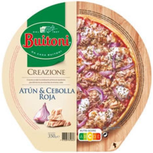 PIZZA CREAZIONE ATUN Y CEBOLLA 350 GR