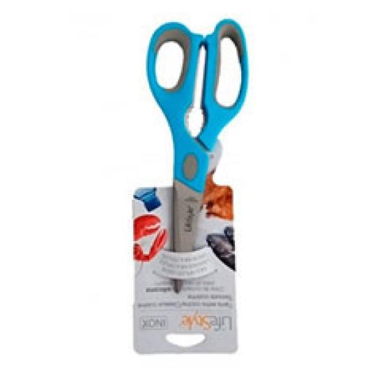 TIJERAS DE COCINA CON SILICONA 22 CM