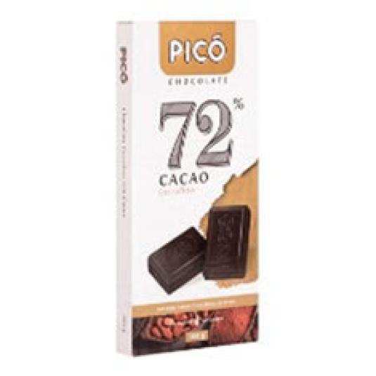 CHOCOLATE NEGRO 72% 200 GR