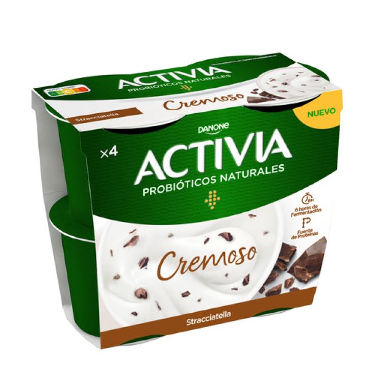 ACTIVIA CREMOSO STRACCIATELLA 4X115 GR