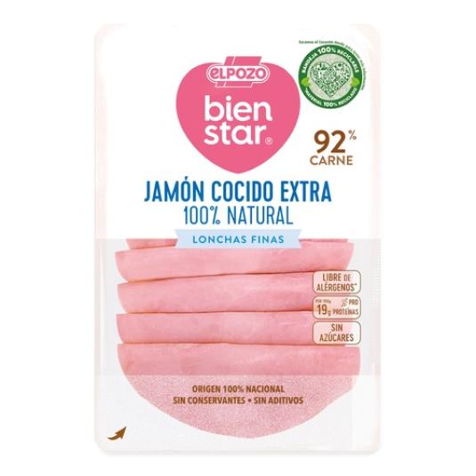 JAMON COCIDO EXTRA NATURAL 110 GR