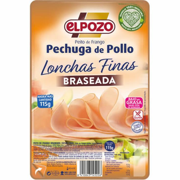 PECHUGA DE POLLO BRASEADA 115 GR