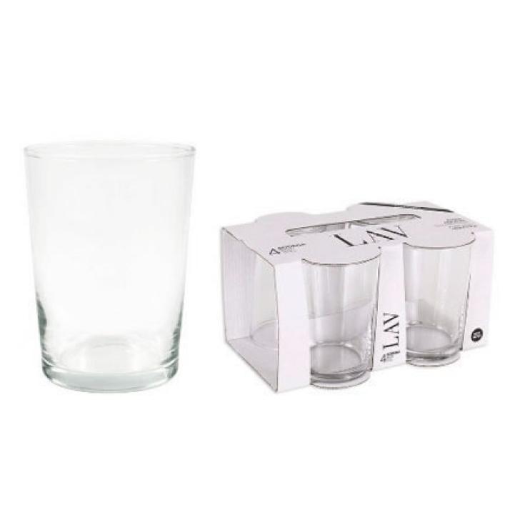 SET 4 VASOS SIDRA 520 CC