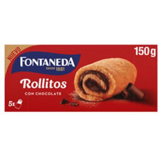 ROLLITOS CON CHOCOLATE 5X30 GR