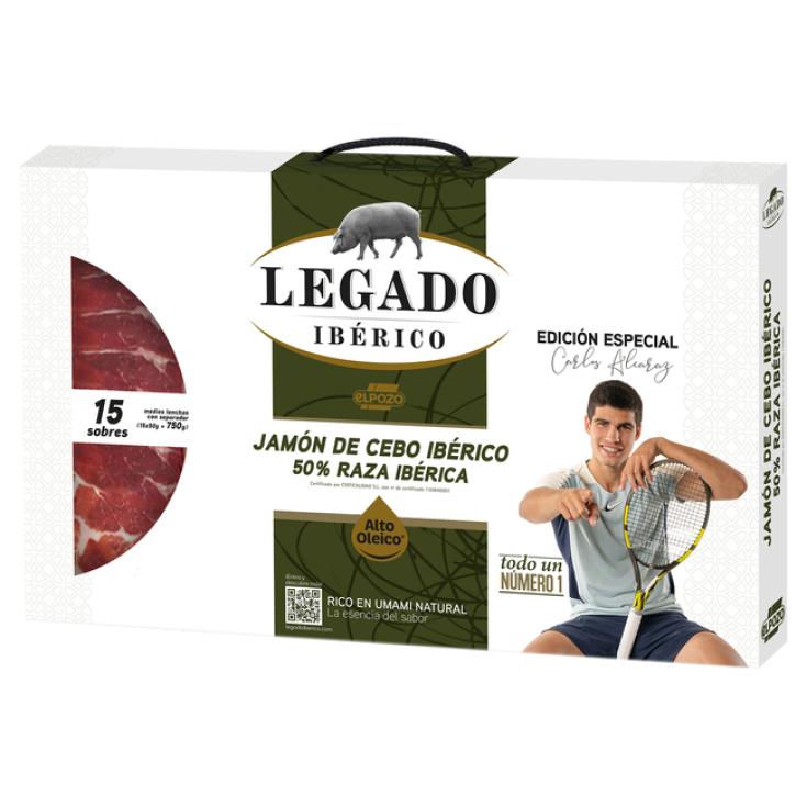 MALETIN JAMON CE.IBE.MED.LONCHAS 15X50GR