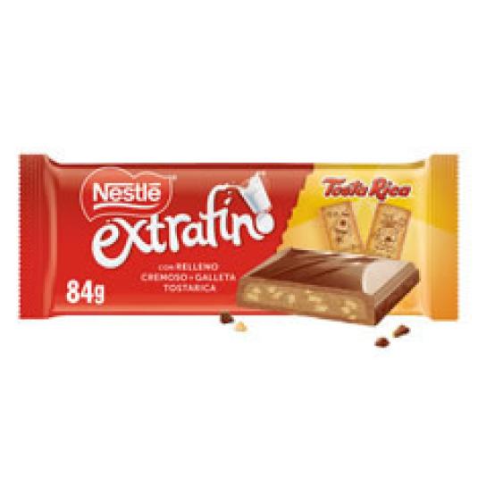 CHOCOLATE EXTRAFINA TOSTA RICA 84 GR