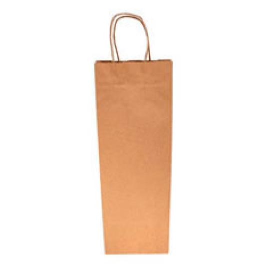 BOLSA VINO PAPEL KRAFT 14,8X8X39,3 50UDS