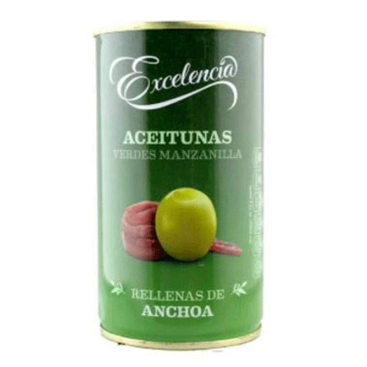Excelencia Aceituna rellena de anchoa 150 gr