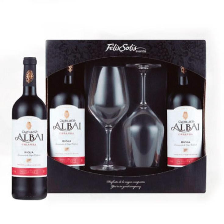 ESTUCHE 2 BOTELLAS VINO TINTO CRIANZA