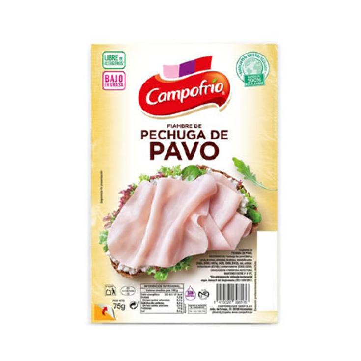 PECHUGA PAVO LONCHAS 75 GR