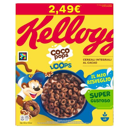 CEREALES CHOCO POPS LOOPS 285GR 2,49E