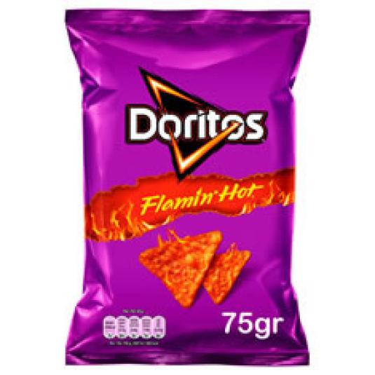 TRIANGULOS DE MAIZ FLAMING HOT 75 GR