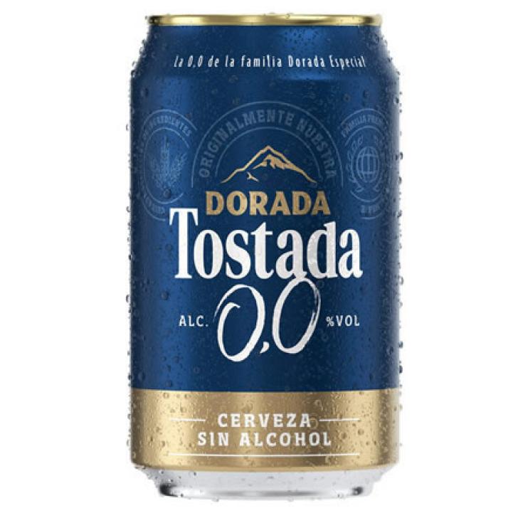 CERVEZA 0,0 TOSTADA LATA 33CL