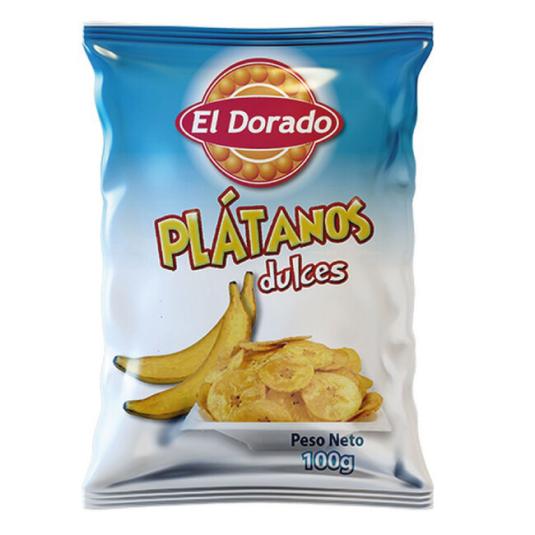 PLATANITOS CHIPS DULCE 100 GR