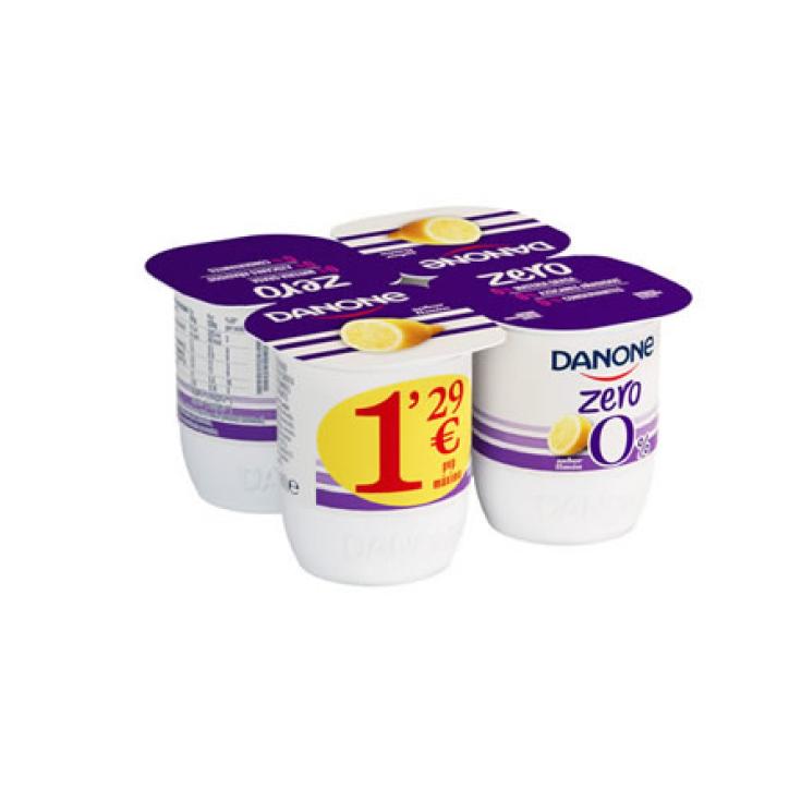 YOGUR ZERO LIMON 4X120 GR