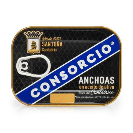 FILETES ANCHOA EN ACEITE DE OLIVA 74 GR