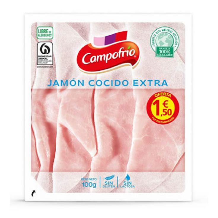 JAMON COCIDO LONCHAS 100GR 1,5E