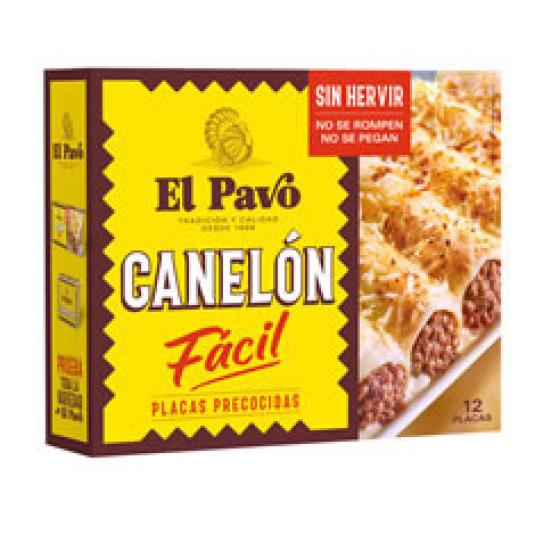 PLACA DE CANELON PRECOCIDA 12UD, 80 GR