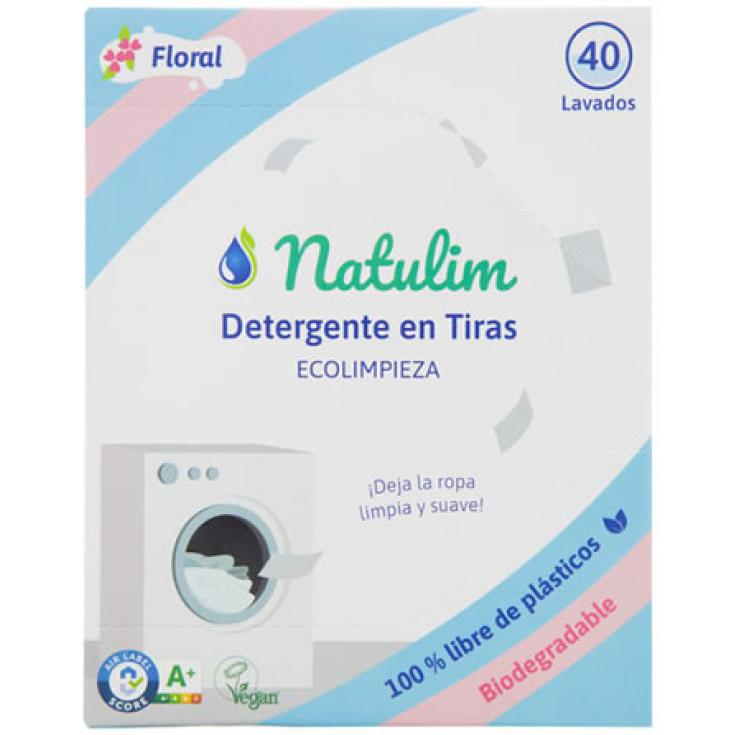 DETERGENTE LAVADOS TIRAS FLORAL 40 LAV