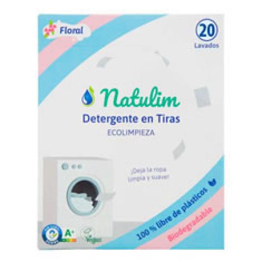 DETERGENTE LAVADOS TIRAS FLORAL 20LAV