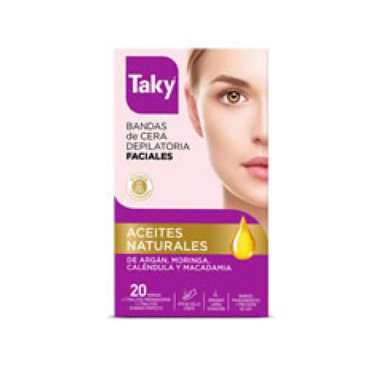 BANDA DEP.FACIALES ACEITES NATURALES 20U