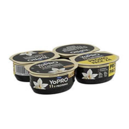 YOPRO POSTRE VAINILLA 4X120GR