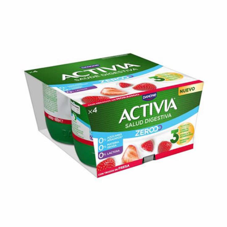 ACTIVIA TRIPLE ZERO FRESA 4X120 GR