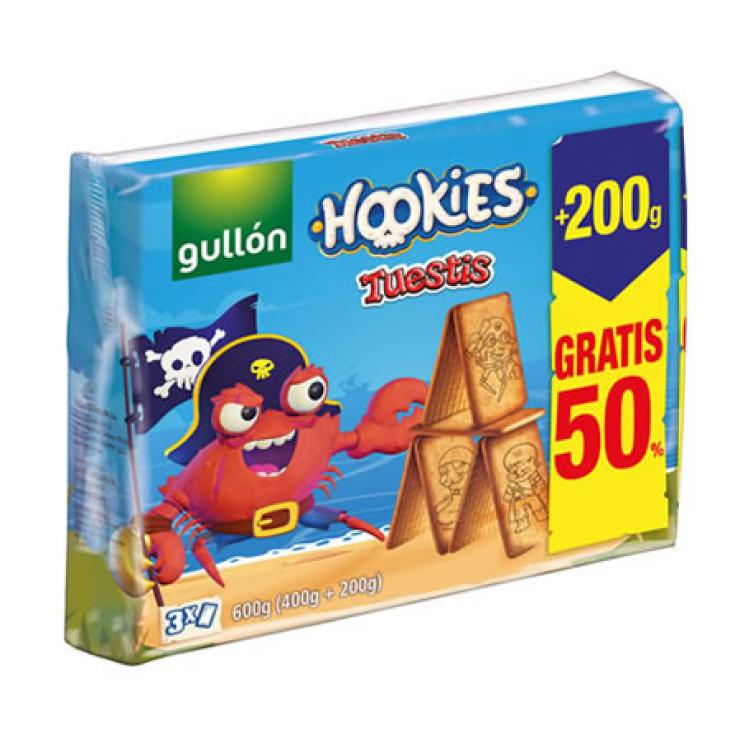 GALLETA HOOKIES TUESTIS 400+200GR