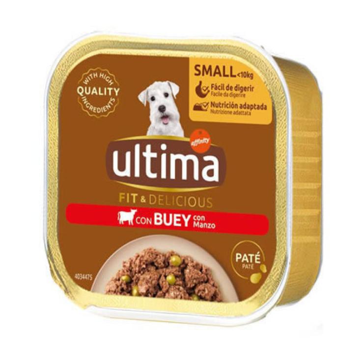 ALIME.TARRINA PATE PERRO MINI BUEY 150GR