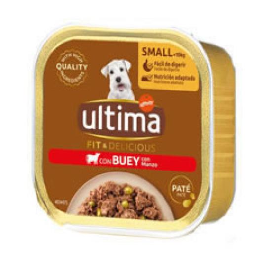 ALIME.TARRINA PATE PERRO MINI BUEY 150GR