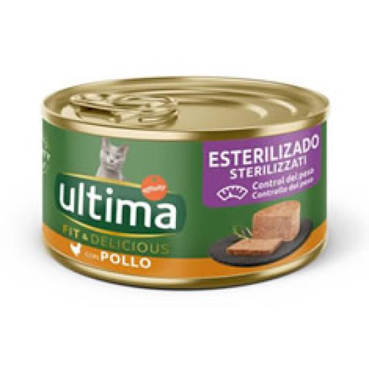 ALIMENTO LATA PATE GATO POLLO 85 GR