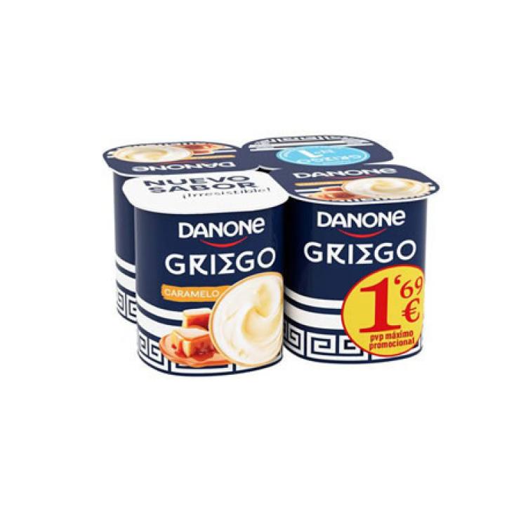 YOGUR GRIEGO/CARAMELO 4X110 GR