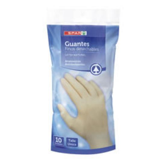 GUANTES LATEX DESECHABLE 10UD