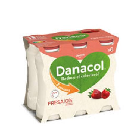 DANACOL FRESA 0% 6x100 GR
