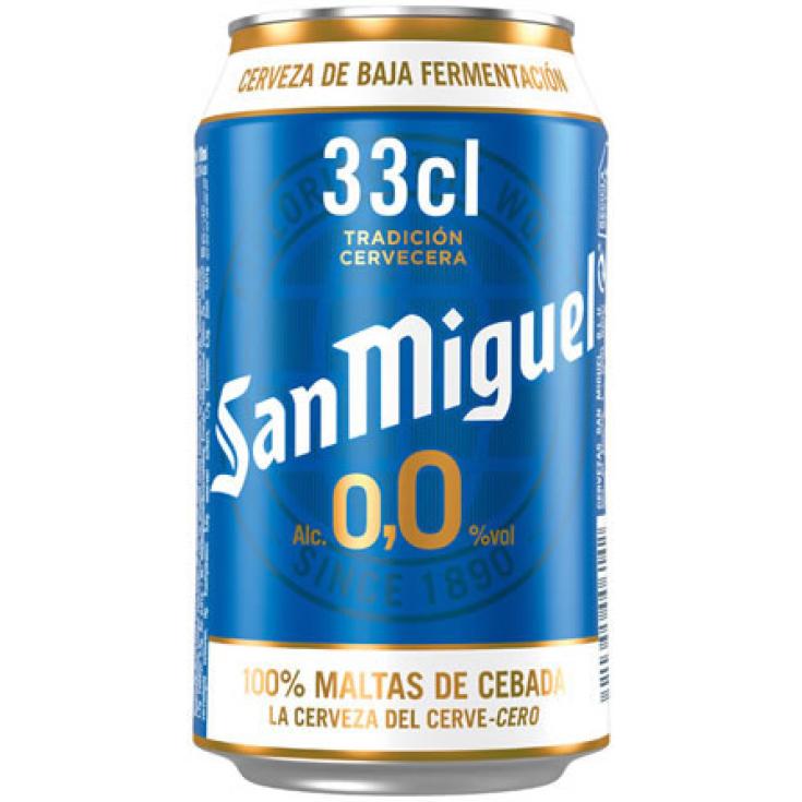 CERVEZA 0,0% LATA 33CL